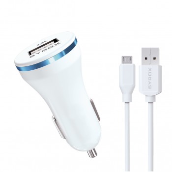 Syrox C44 Araç Şarj Aleti Micro USB Kablo Set 2.0A Beyaz Syrox C44 Araç Şarj Aleti Micro USB Kablo Set 2.0A Beyaz