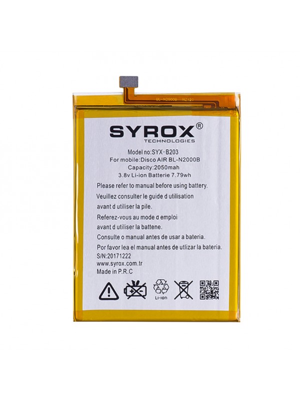 Syrox General Mobile Discovery Air Batarya 2050 mAh B203…