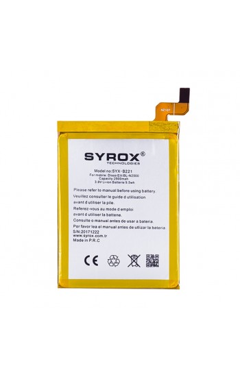 Syrox General Mobile Discovery Elite Batarya 2500 mAh B221…