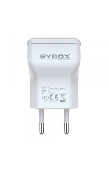 Syrox J49 USB Şarj Adaptörü (Başlık) 1.0A Beyaz…