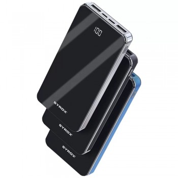 Syrox PB121 10000 mAh Powerbank Led Ekranlı Taşınabilir Batarya