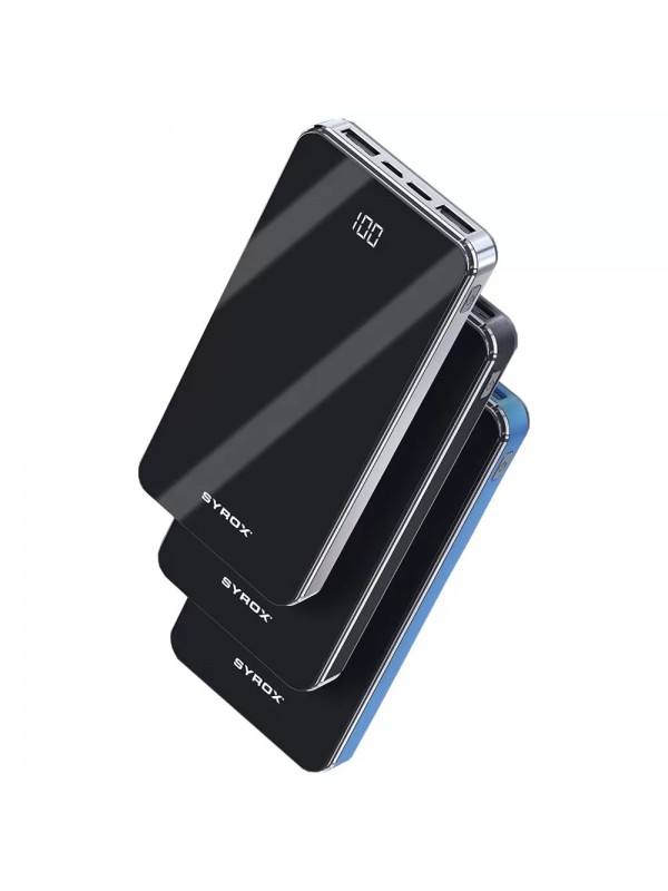 Syrox PB121 10000 mAh Powerbank Led Ekranlı Taşınabilir Batarya… Syrox PB121 10000 mAh Powerbank Led Ekranlı Taşınabilir Batarya…