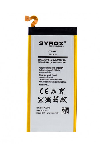 Syrox Samsung Galaxy A7 (BA700) Batarya 2300 mAh B175…