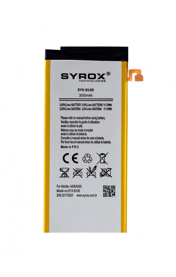 Syrox Samsung Galaxy A8 (BA800) Batarya 3050 mAh B160…