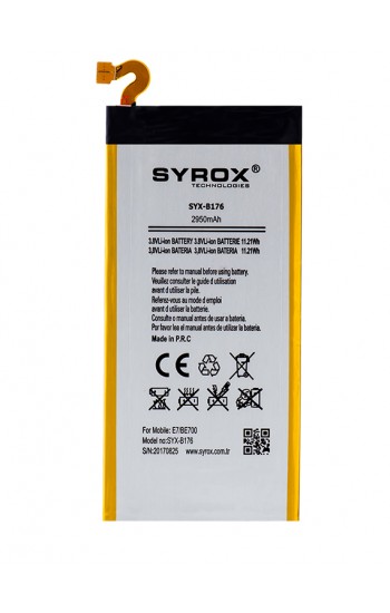 Syrox Samsung Galaxy E7 (E700) Batarya 2950 mAh B176…