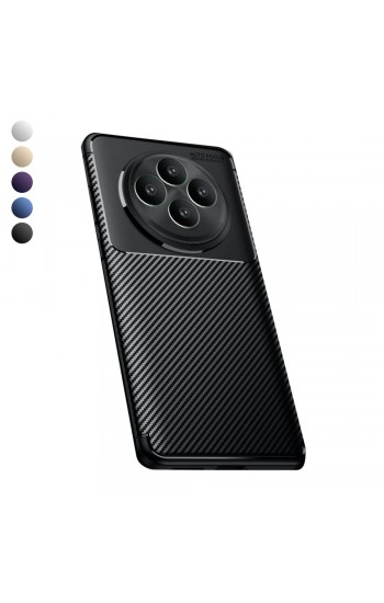 Tecno Spark 30C Kılıf Focus Carbon Silikon Kapak…