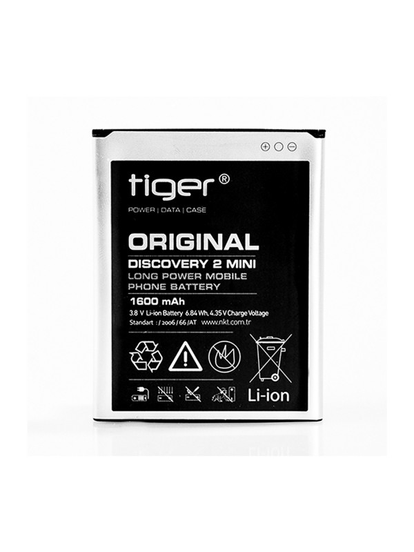 Tiger General Mobile Discovery 2 Mini Batarya 1600 mAh…