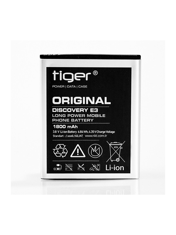 Tiger General Mobile Discovery E3 Batarya 1800 mAh