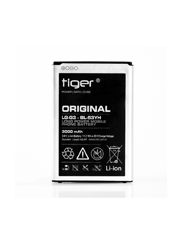 Tiger LG G3 D855 / G3 Stylus BL-53YH Batarya 3000 mAh