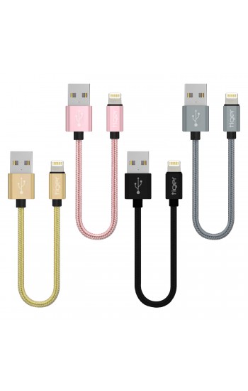 Tiger Lightning 3.0A 22cm Örgü-Halat Hızlı Şarj USB Kablo TUC-A85… Tiger Lightning 3.0A 22cm Örgü-Halat Hızlı Şarj USB Kablo TUC-A85…