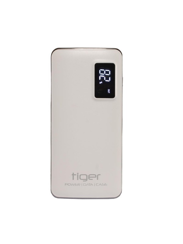 Tiger Powerbank Ekranlı Metal Kasa RW-P31D 12000 mAh Beyaz… Tiger Powerbank Ekranlı Metal Kasa RW-P31D 12000 mAh Beyaz…