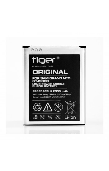 Tiger Samsung Galaxy Grand Neo I9060-I9082 EB535163LU Batarya 2000 mAh…