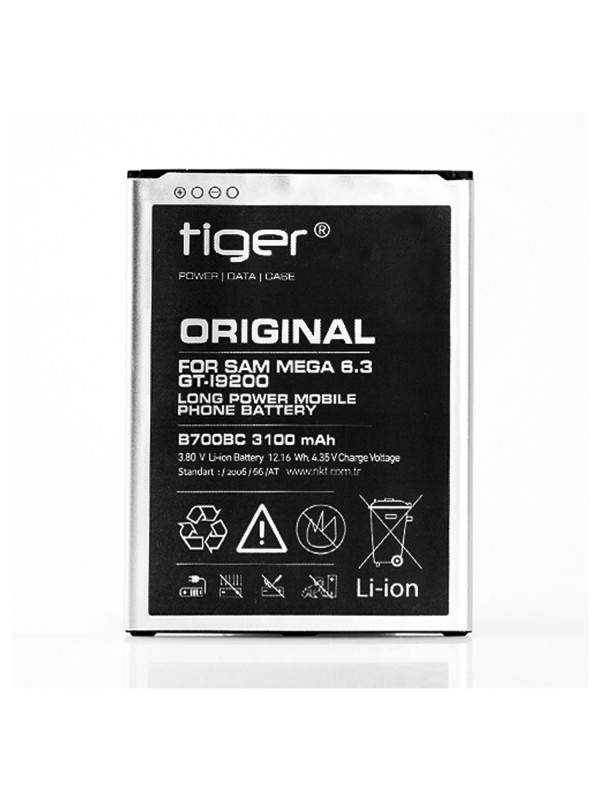 Tiger Samsung Galaxy Mega (I9200) B700BC Batarya 3100 mAh