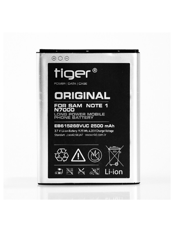 Tiger Samsung Galaxy Note 1 (N7000-I9220) EB615268VUC Batarya 2500 mAh…