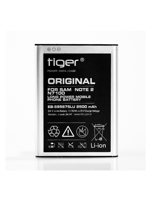 Tiger Samsung Galaxy Note 2 (N7100) EB-595675LU Batarya 2500 mAh…