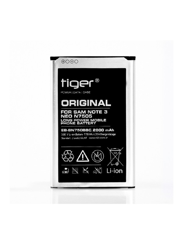 Tiger Samsung Galaxy Note 3 NEO (N7500) EB-BN750BBC Batarya 2800 mAh…
