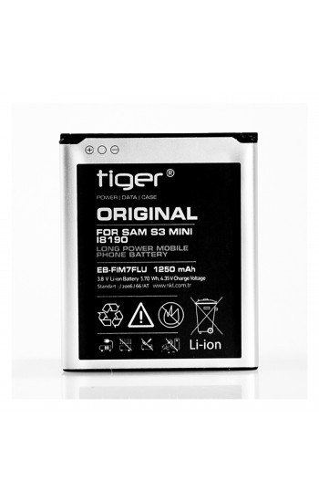 Tiger Samsung Galaxy S3 Mini (I8190-J1 Mini) EB-FIM7FLU Batarya 1250 mAh…