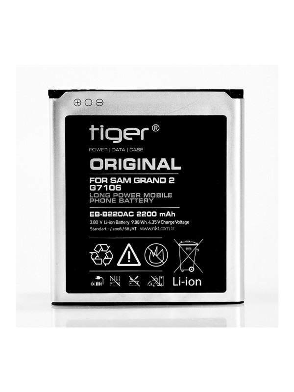 Tiger Samsung Grand 2 (G7100) EB-B220AC Batarya 2200 mAh&hellip;