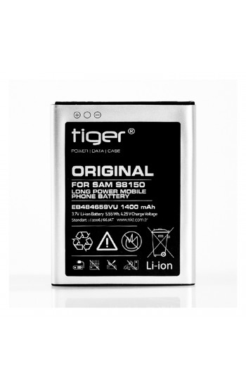 Tiger Samsung I8150 / S8600 EB484659VU Batarya 1400 mAh… Tiger Samsung I8150 / S8600 EB484659VU Batarya 1400 mAh…