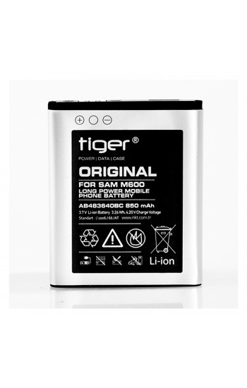 Tiger Samsung M600-S8300-S7350 AB483640BC Batarya 850 mAh…