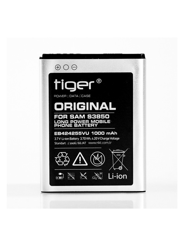 Tiger Samsung S3353-S3850-C3510 S5220 EB424255VU Batarya 1000 mAh…