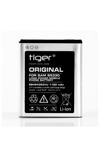 Tiger Samsung S5250-S5330-S7233 EB494353VU Batarya 1100 mAh&hellip;