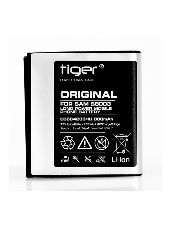 Tiger Samsung S8000-S8003-S7550 EB664239HU Batarya 800 mAh…