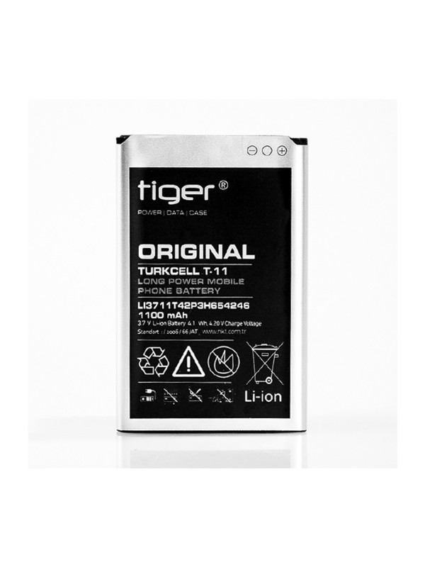 Tiger Turkcell T11 Maxiphone Batarya Lİ3711T42P3h654246 1100 mAh…