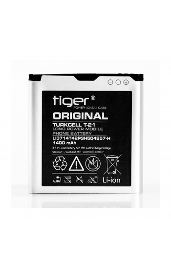 Tiger Turkcell T21 Maxi Plus Batarya Lİ3714T42P3h504857-H 1400 mAh…