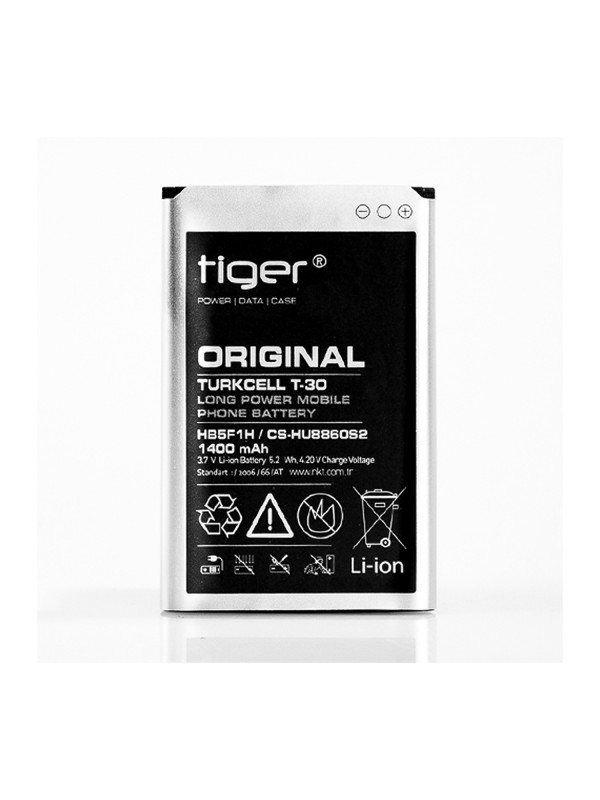 Tiger Turkcell T30 Maxi Pro 5 Batarya HB5F1H / CS-HU8860S2 1400 mAh…