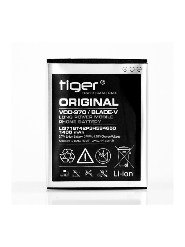 Tiger Vodafone Blade V / Blade S / 970  Batarya 1400 mAh…