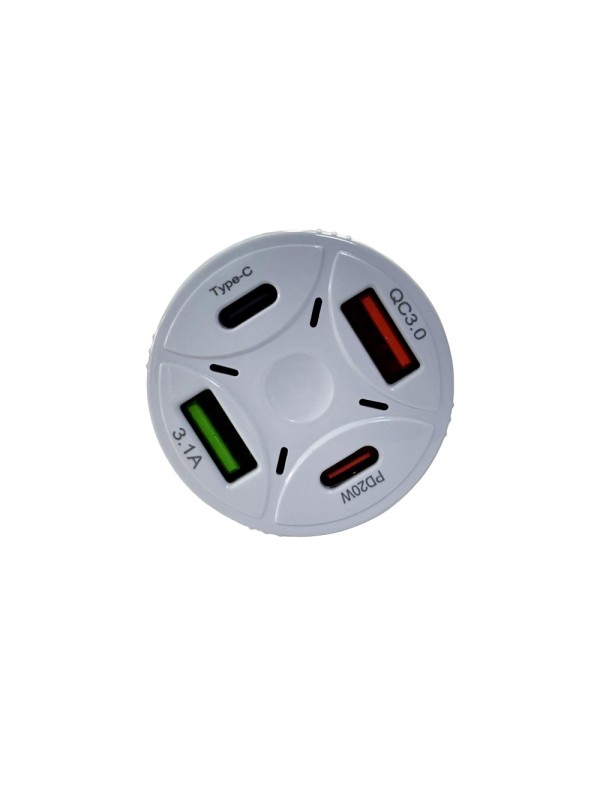 Tonex 4A 53W 2x PD + 2x USB-A Araç İçi Şarj Adaptörü…