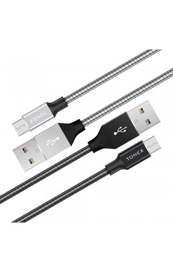 Tonex Titan Serisi Micro USB QC 3.0 3.4A USB Şarj ve Data Kablosu 1mt…
