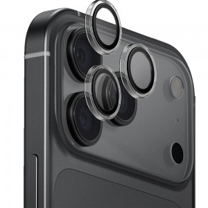 URR iPhone 17 Pro / iPhone 17 Pro Max PC Clear Kamera Lens Koruyucu - Şeffaf