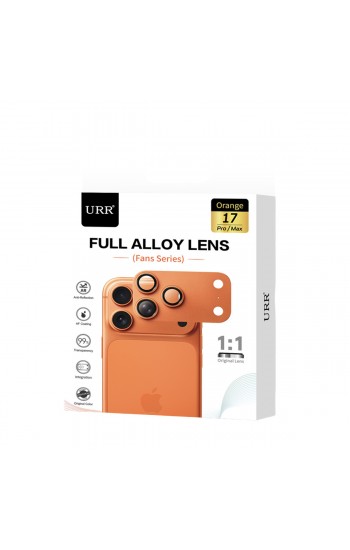 URR iPhone 17 Pro Max Fans Series Full Alloy Kamera Lens Koruyucu