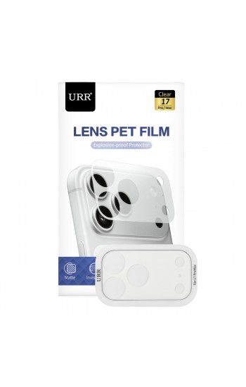 URR iPhone 17 Pro Max Kamera Lens Koruyucu Pet Film - Şeffaf… URR iPhone 17 Pro Max Kamera Lens Koruyucu Pet Film - Şeffaf…