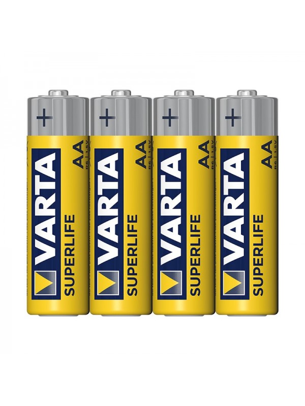 Varta Superlife Çinko R6 1.5V Zinc Carbon AA Kalem Pil 4 Adet