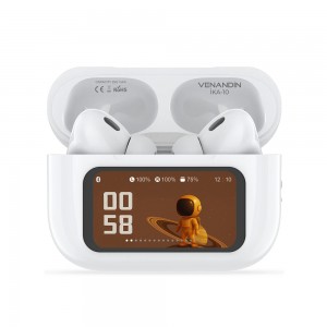 Venandin İKA-10 Led Ekranlı Bluetooth Kulaklık - Beyaz