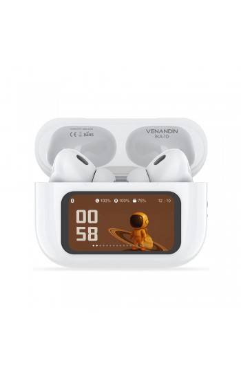 Venandin İKA-10 Led Ekranlı Bluetooth Kulaklık - Beyaz&hellip;
