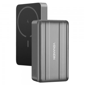 Venandin PWB10A5 10000 mAh 22.5W + 15W Magsafe Kablosuz Powerbank
