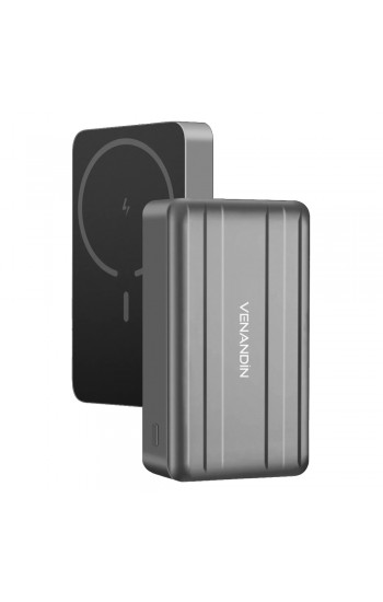 Venandin PWB10A5 10000 mAh 22.5W + 15W Magsafe Kablosuz Powerbank… Venandin PWB10A5 10000 mAh 22.5W + 15W Magsafe Kablosuz Powerbank…