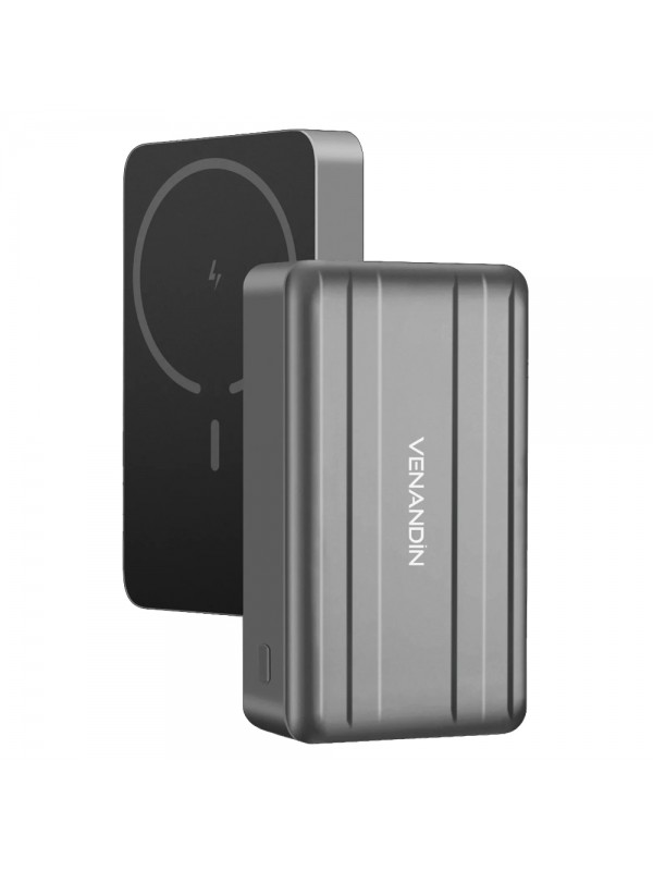 Venandin PWB10A5 10000 mAh 22.5W + 15W Magsafe Kablosuz Powerbank&hellip;
