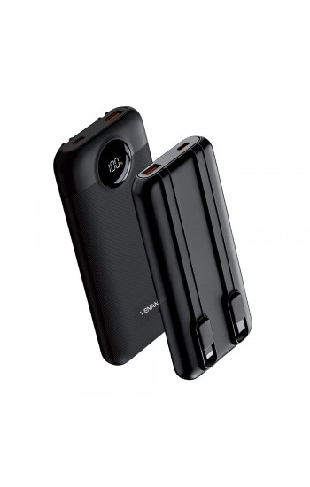 Venandin PWB10D1 10000 mAh 22.5W Sabit Kablolu Powerbank