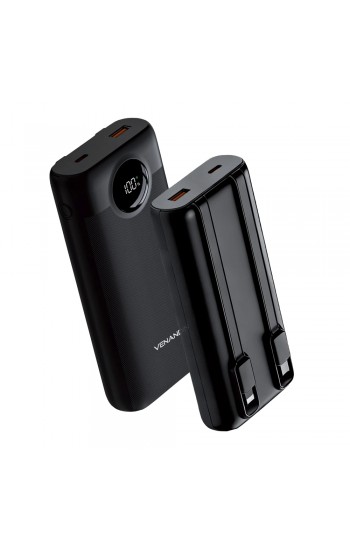 Venandin PWB20D1 20000 mAh 22.5W Sabit Kablolu Powerbank Venandin PWB20D1 20000 mAh 22.5W Sabit Kablolu Powerbank
