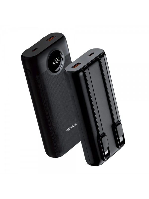 Venandin PWB20D1 20000 mAh 22.5W Sabit Kablolu Powerbank… Venandin PWB20D1 20000 mAh 22.5W Sabit Kablolu Powerbank…