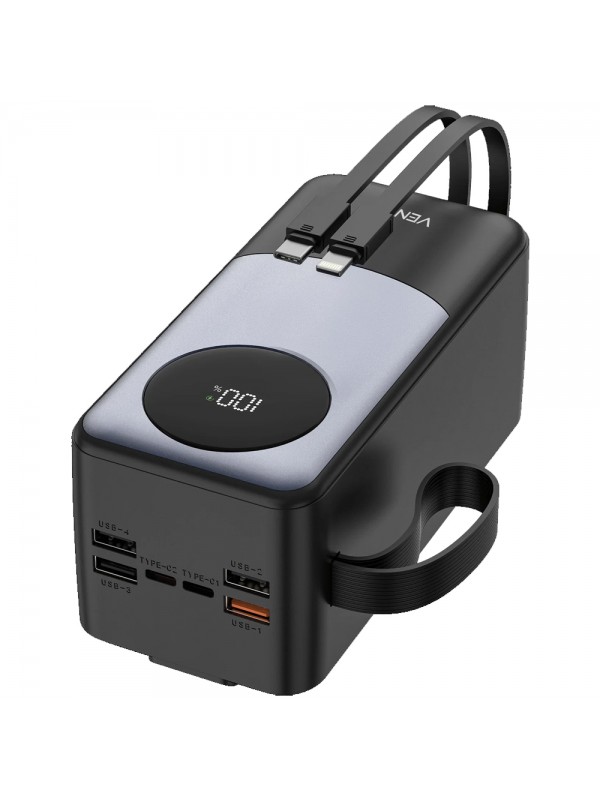 Venandin PWB50A1 50000 mAh 22.5W Hızlı Kendinden Kablolu Powerbank&hellip;