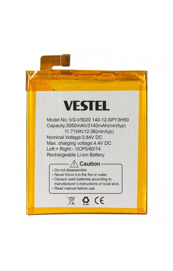 Vestel Venus V3 5020 Batarya 3050 mAh