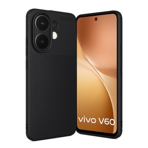 Vivo V60 5G Kılıf Focus Carbon Silikon Kapak