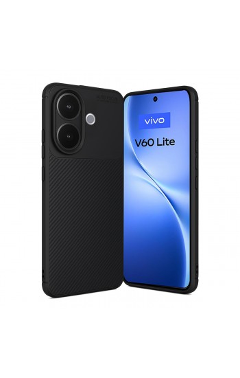 Vivo V60 Lite Kılıf Focus Carbon Silikon Kapak
