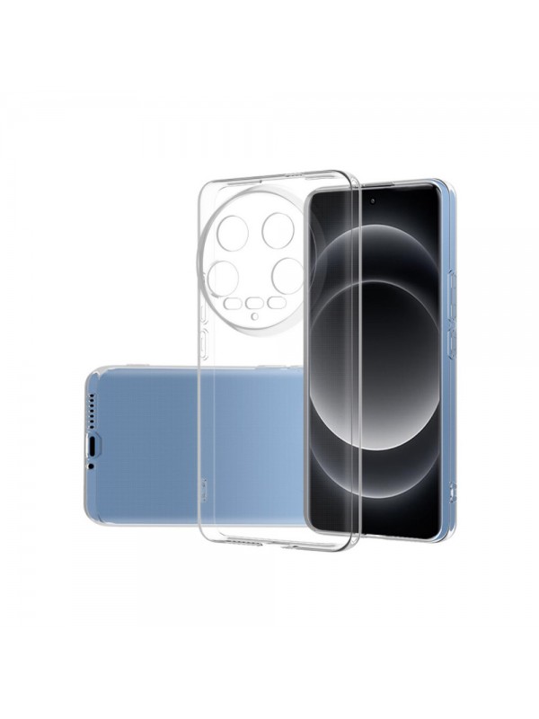 Xiaomi 14 Ultra Kılıf Kamera Korumalı Silikon Şeffaf Arka Kapak…